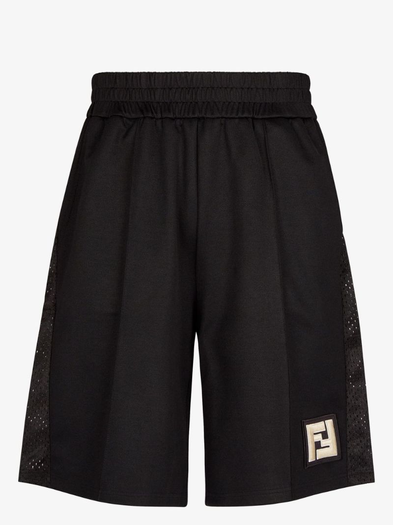 Mesh Panel Track Shorts