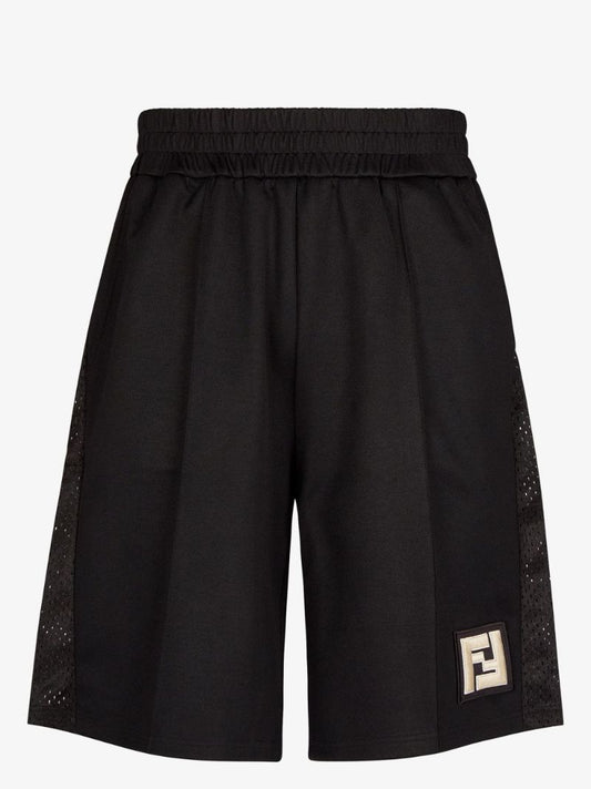 Mesh Panel Track Shorts