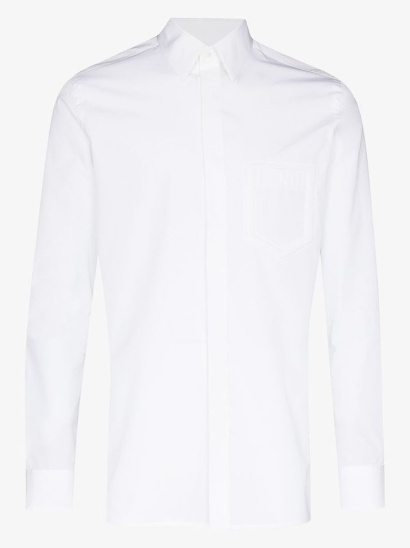 Logo Pocket Cotton Shirt