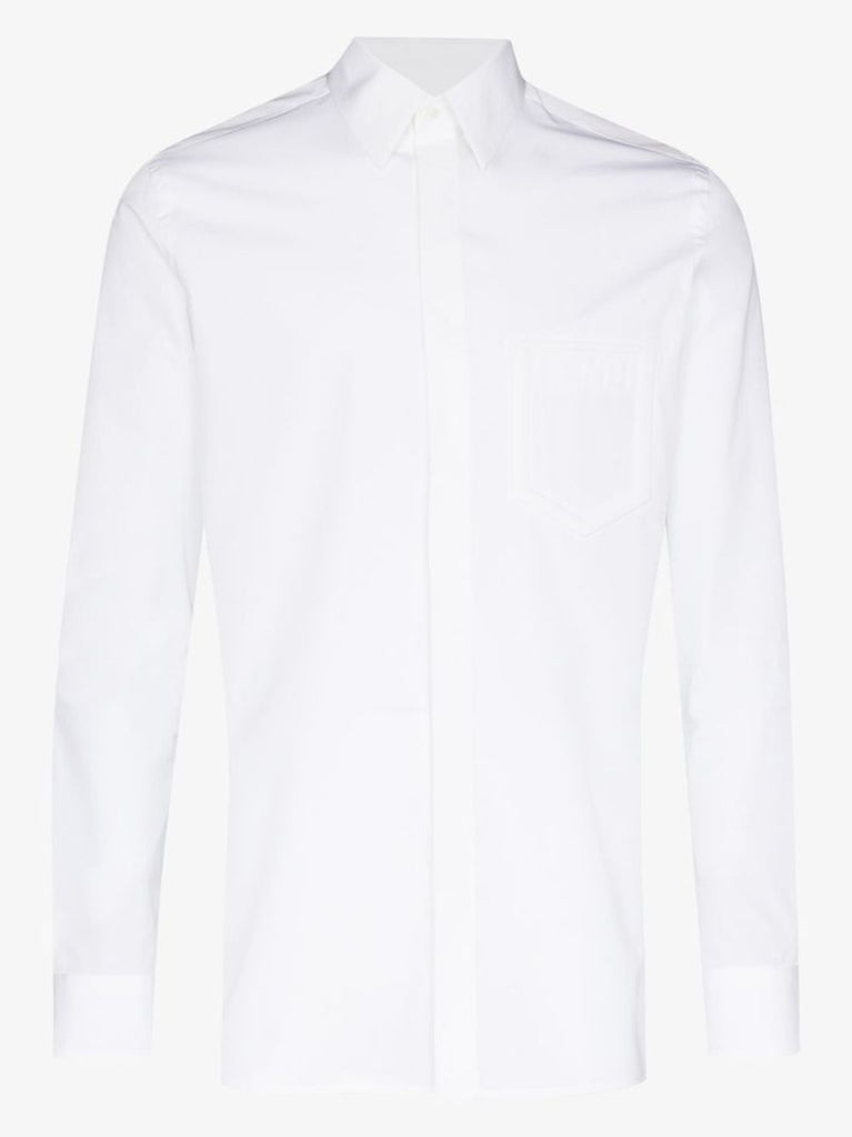 Logo Pocket Cotton Shirt