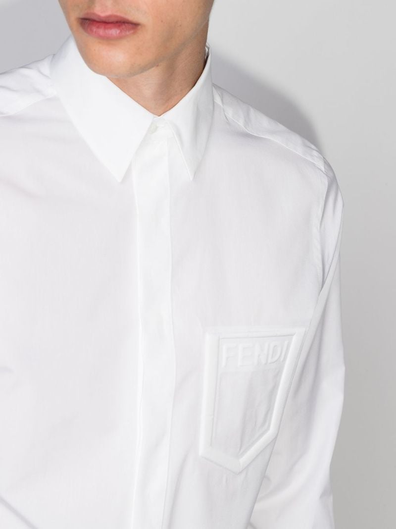 Logo Pocket Cotton Shirt