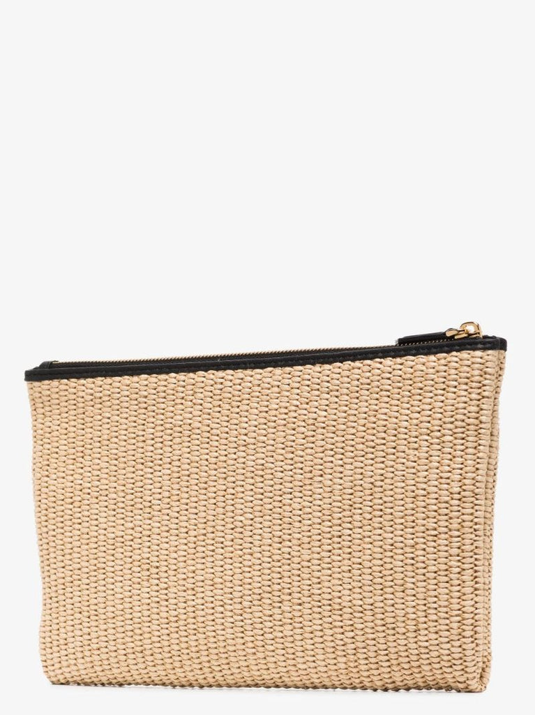 Medium Logo-embroidered Flat Clutch