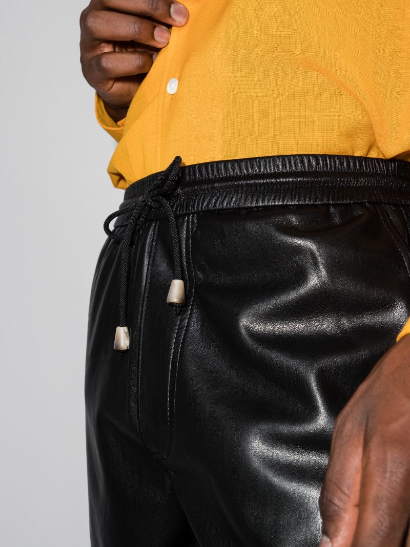 Doxxi Faux Leather Shorts
