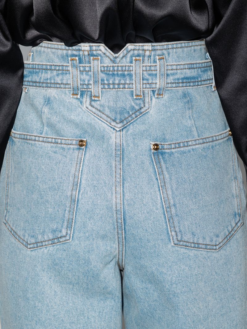 Logo Belt Boyfriend Jeans