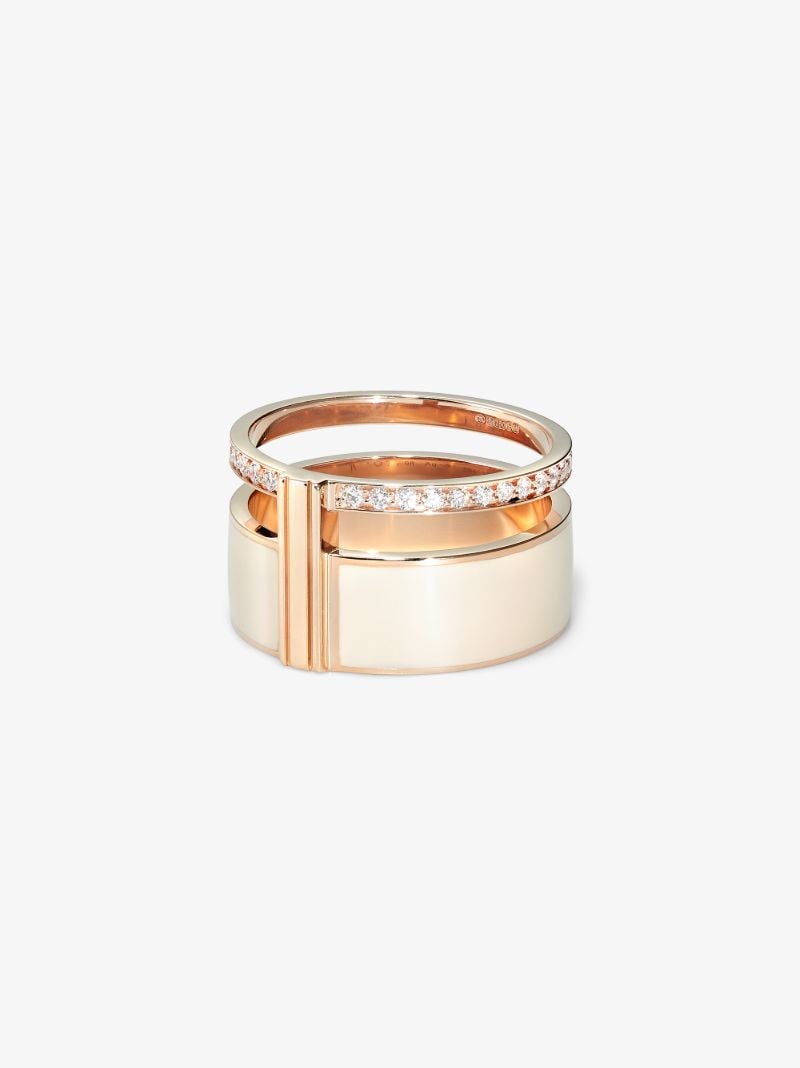 18k Rose Gold Berbere Chromatic Diamond Ring