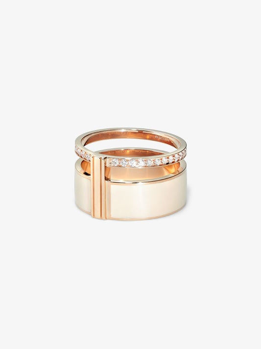 18k Rose Gold Berbere Chromatic Diamond Ring