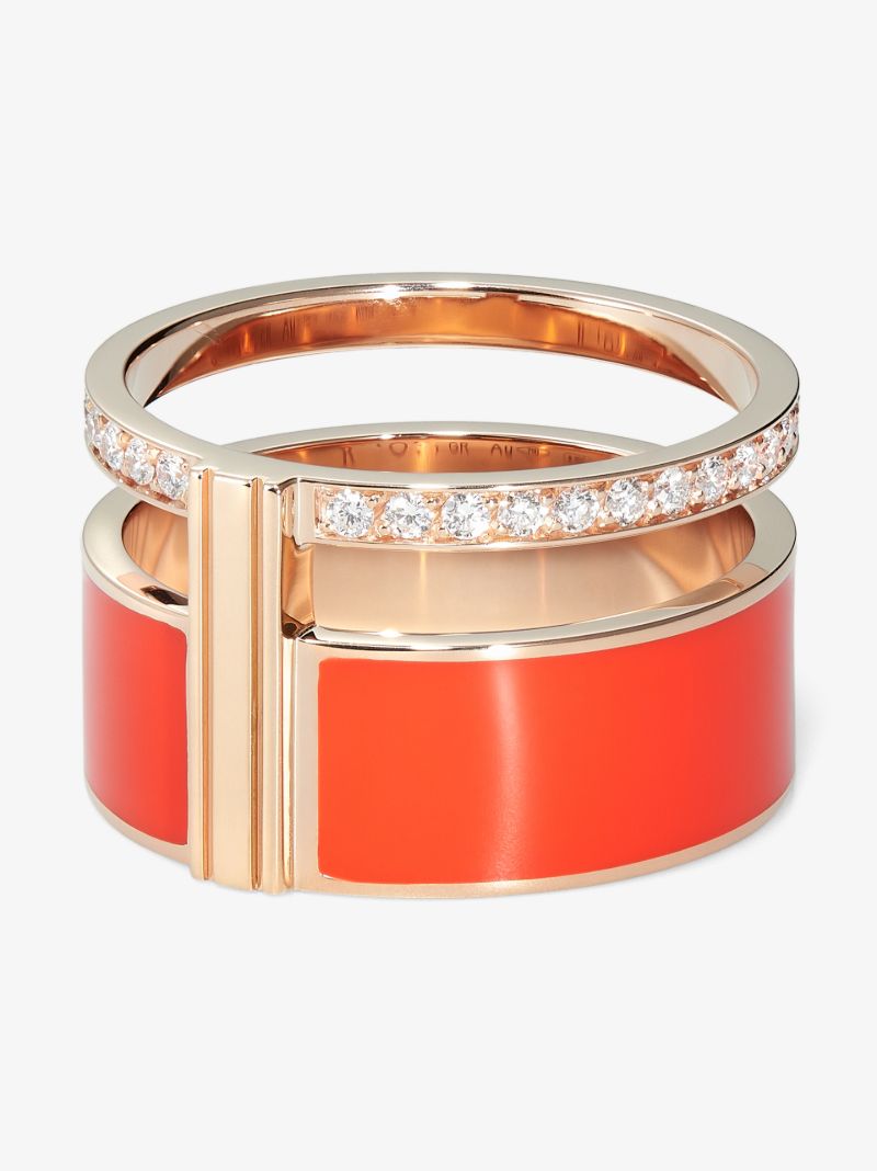 18k Rose Gold Berbere Chromatic Diamond Ring
