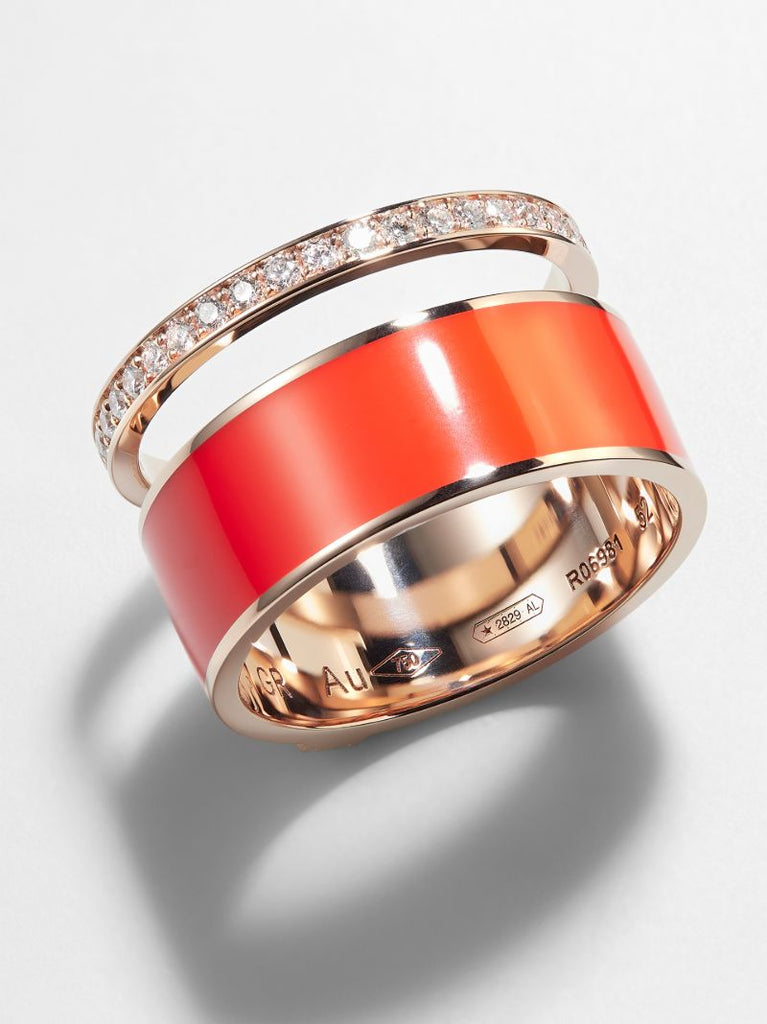 18k Rose Gold Berbere Chromatic Diamond Ring