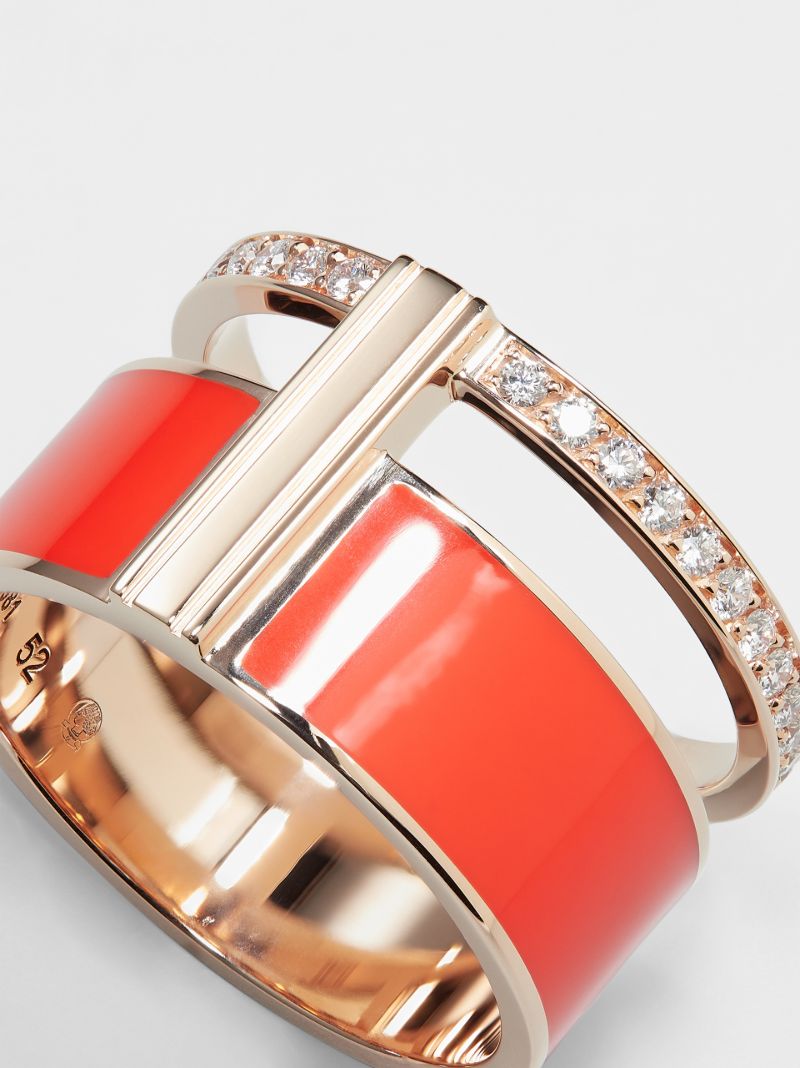 18k Rose Gold Berbere Chromatic Diamond Ring