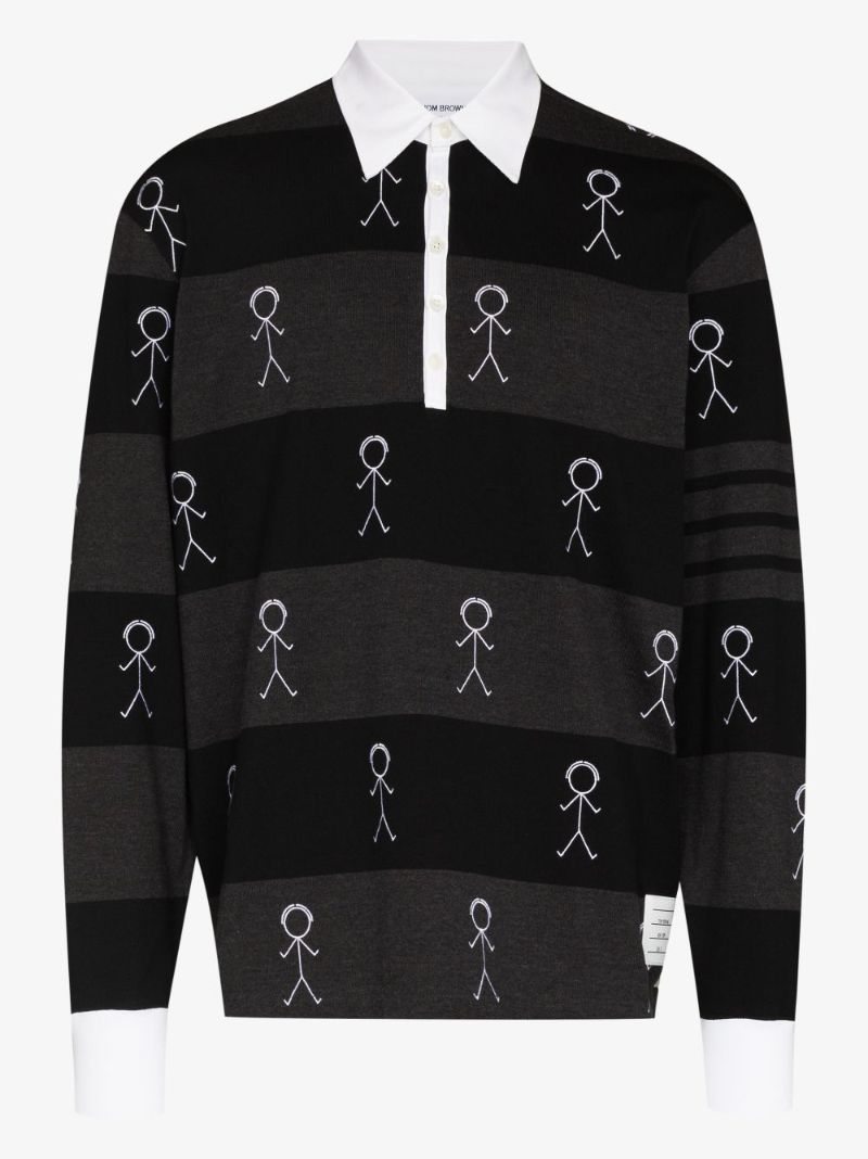 Mr. Thom Icon Striped Polo Shirt