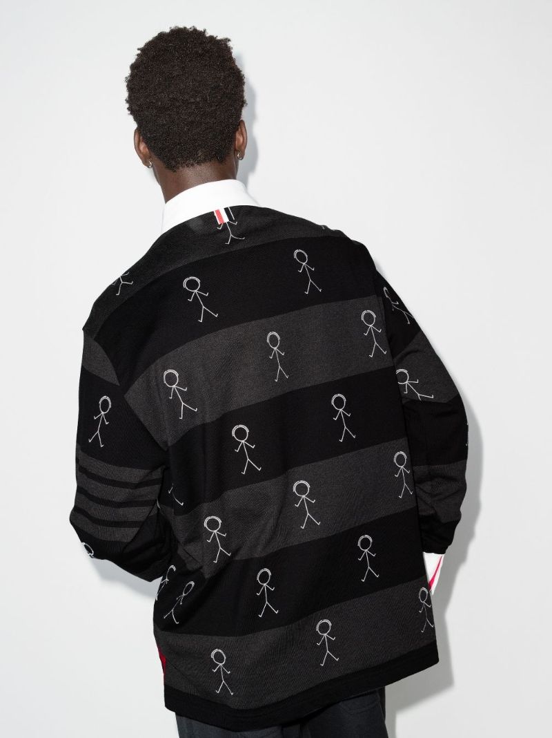 Mr. Thom Icon Striped Polo Shirt