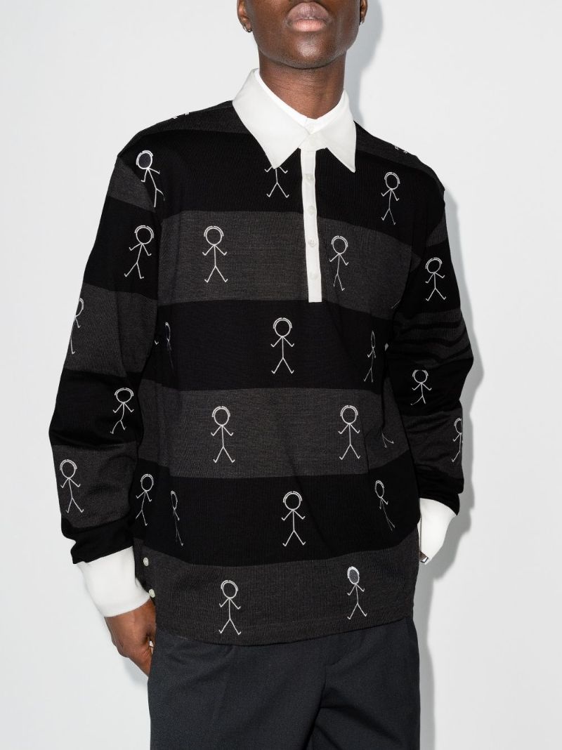 Mr. Thom Icon Striped Polo Shirt