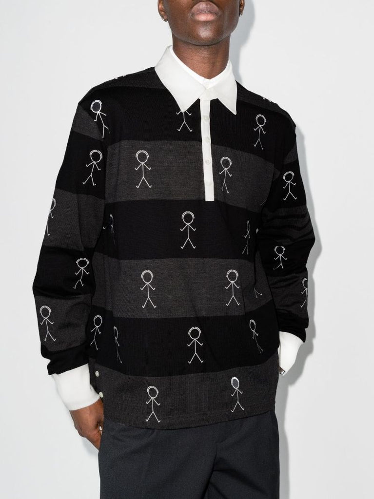 Mr. Thom Icon Striped Polo Shirt