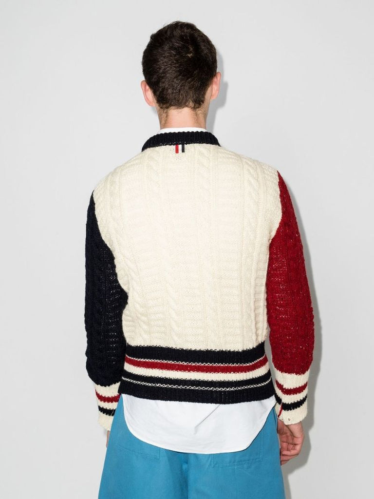 Fun Mix Cable Knit Sweater