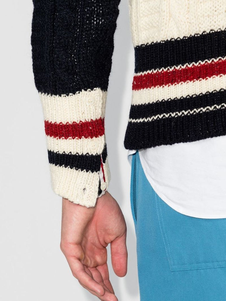 Fun Mix Cable Knit Sweater