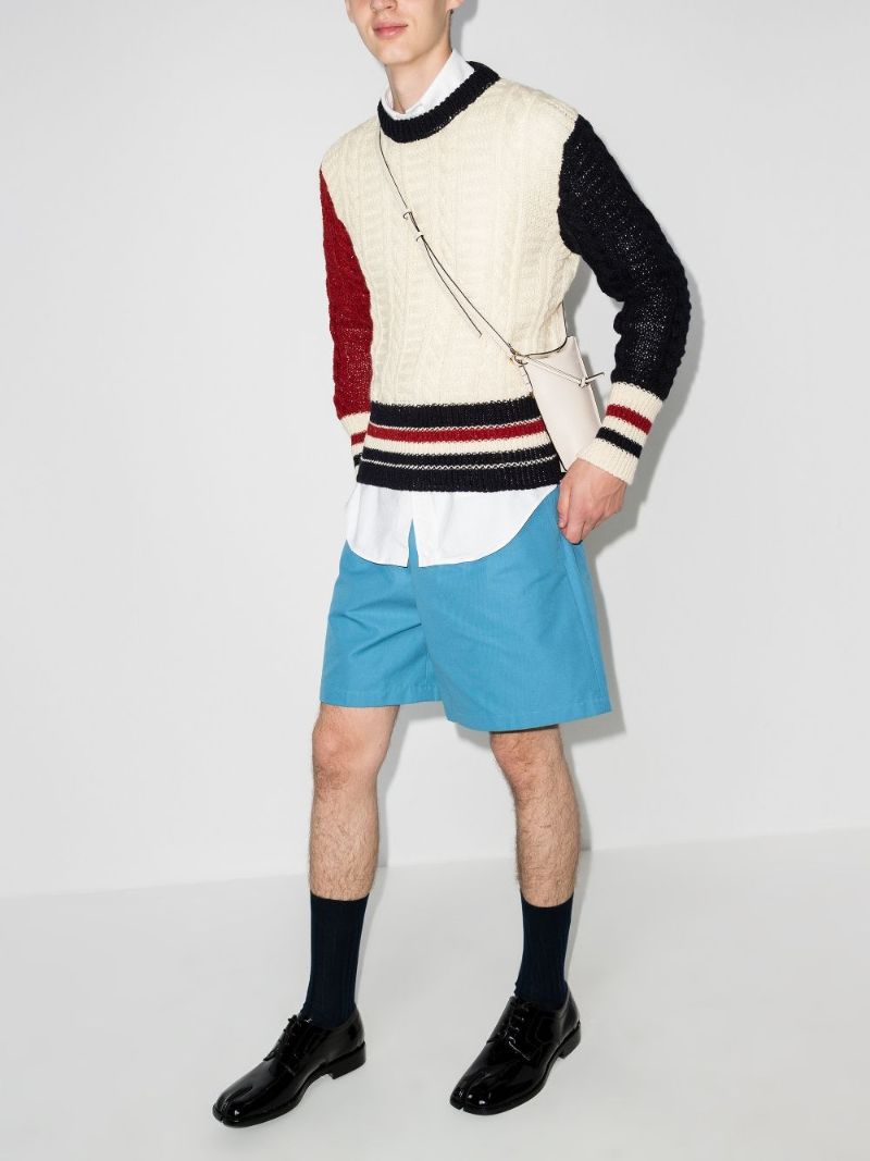 Fun Mix Cable Knit Sweater