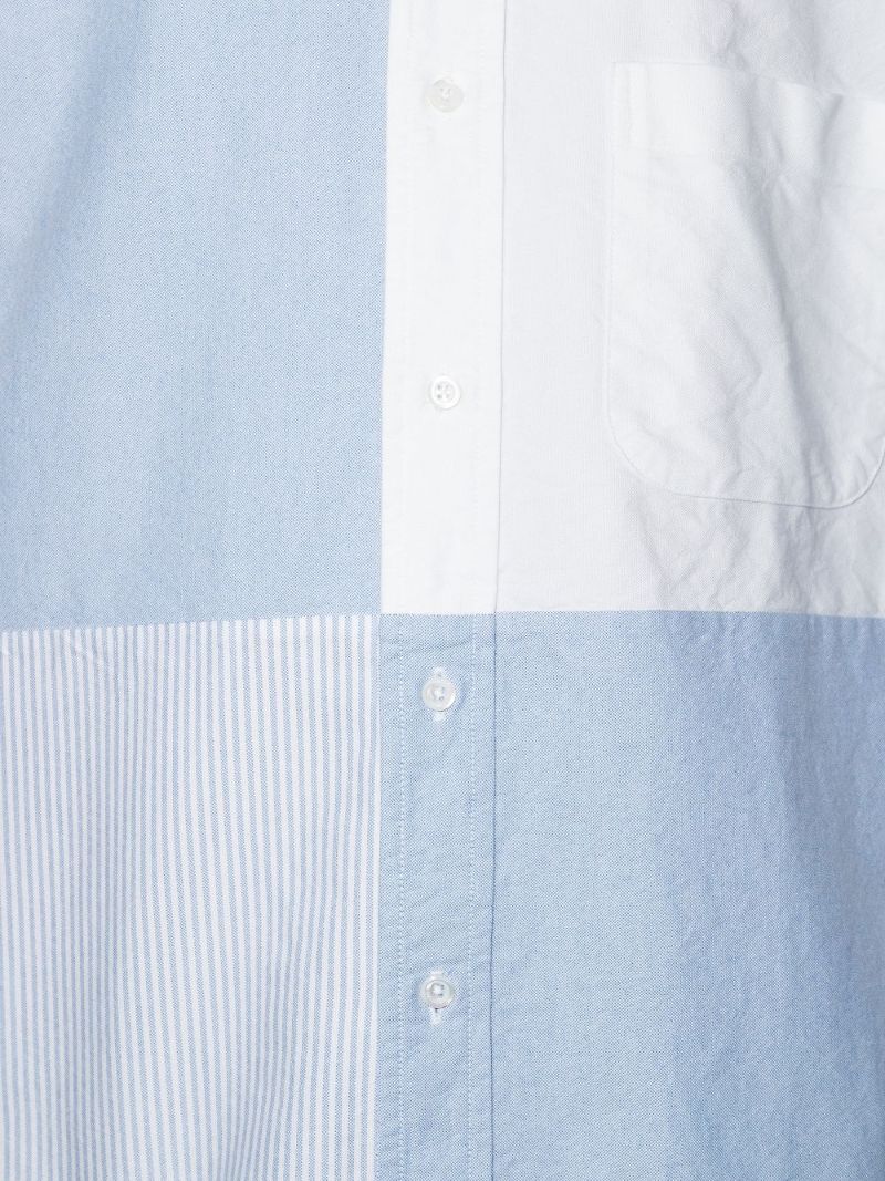 4-bar Quarter Split Oxford Shirt