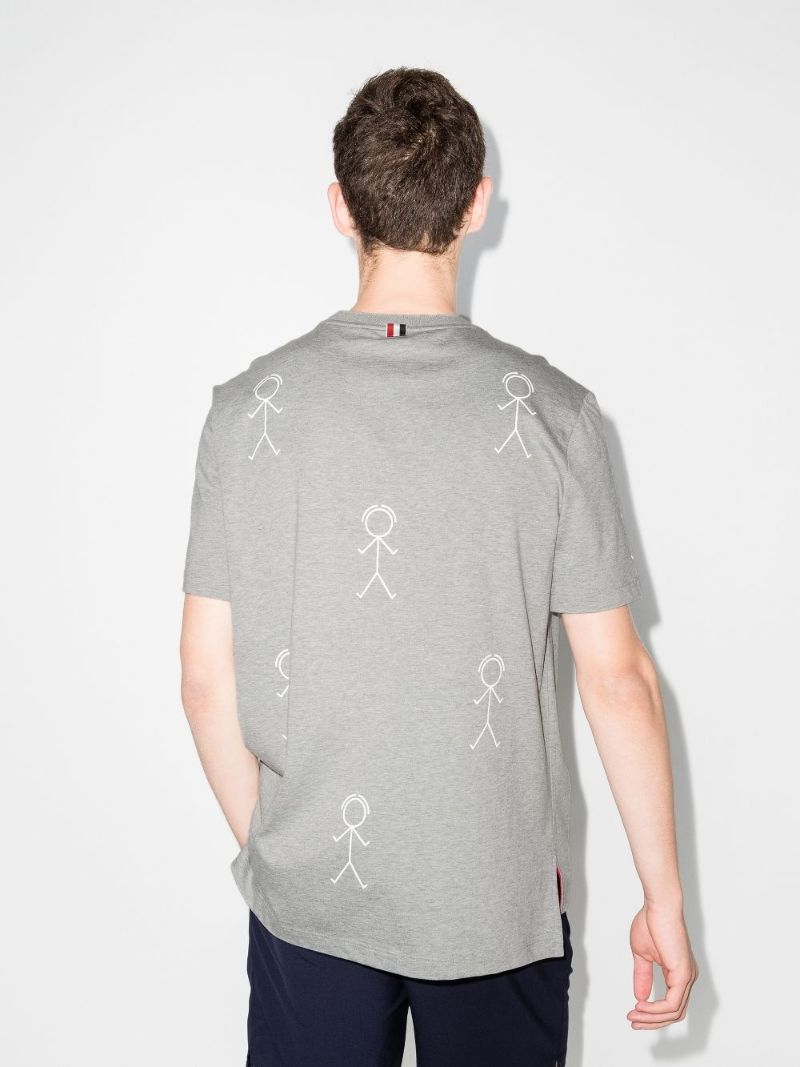 Half Drop Mr. Thom Print T-shirt