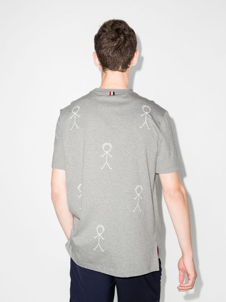 Half Drop Mr. Thom Print T-shirt