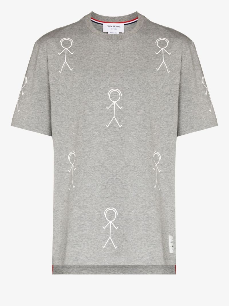 Half Drop Mr. Thom Print T-shirt