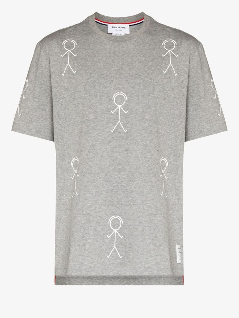 Half Drop Mr. Thom Print T-shirt