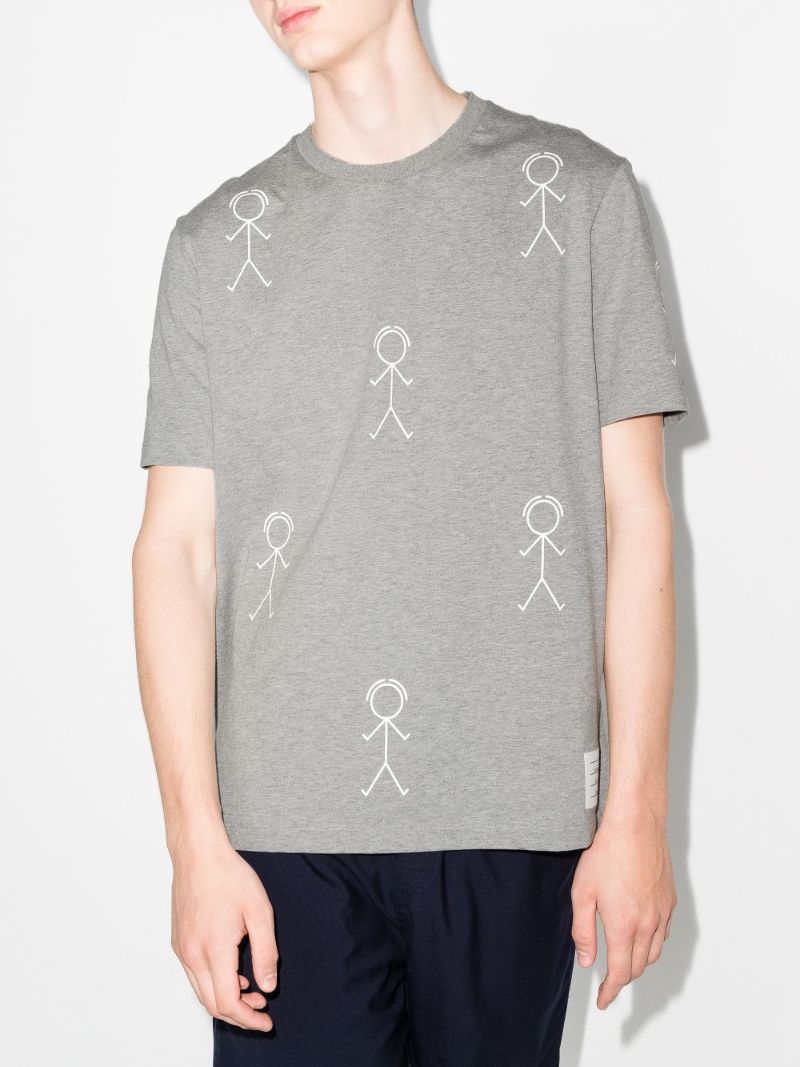 Half Drop Mr. Thom Print T-shirt