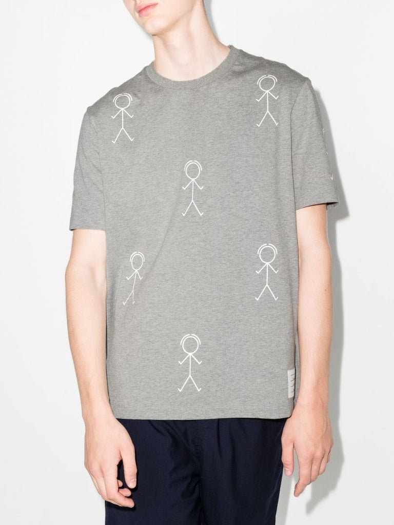 Half Drop Mr. Thom Print T-shirt