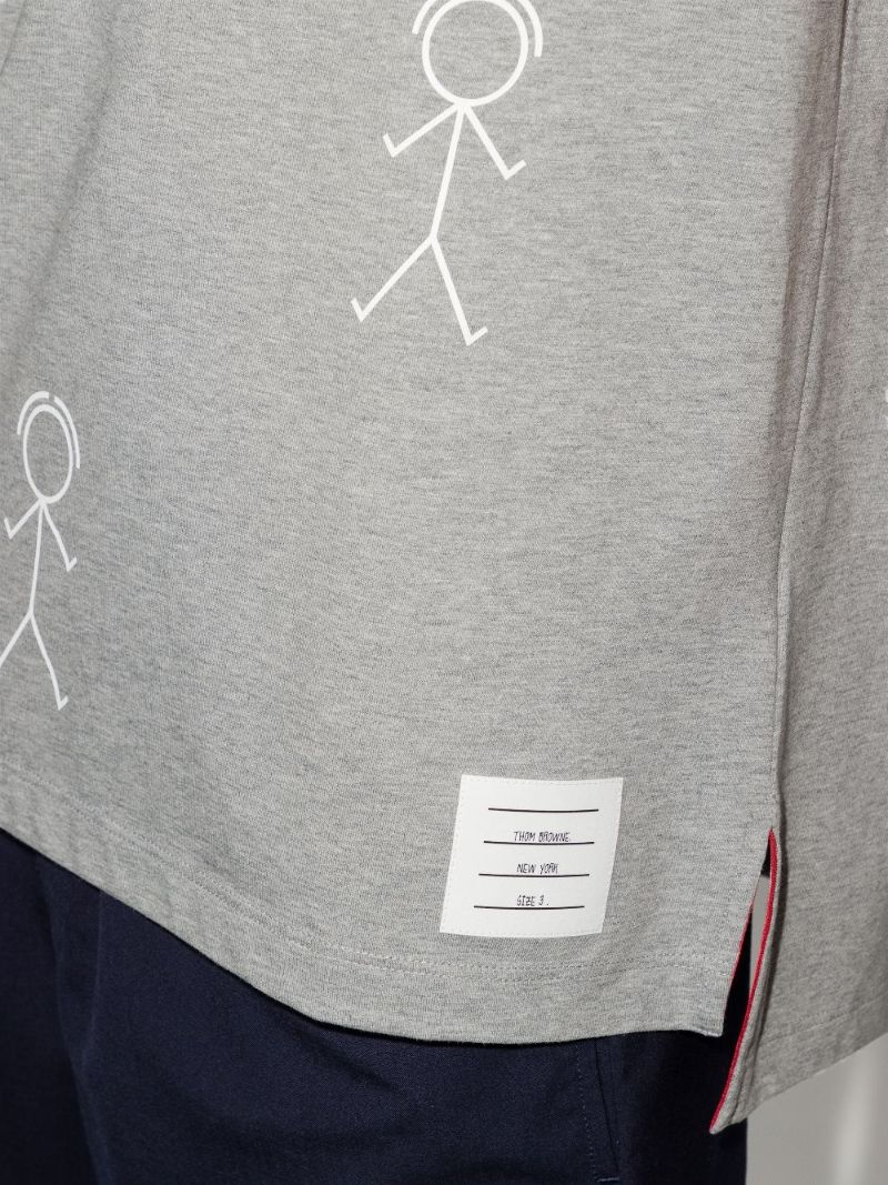 Half Drop Mr. Thom Print T-shirt