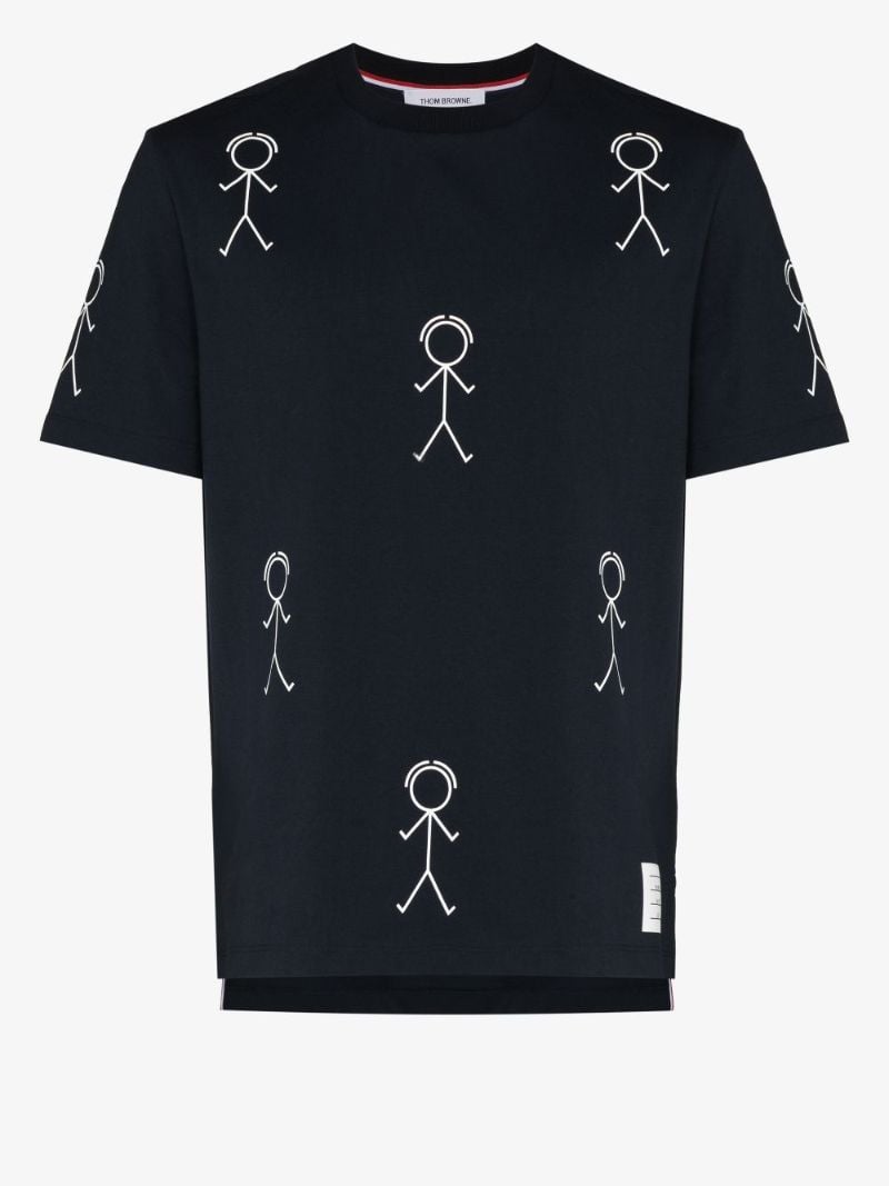 Half Drop Mr. Thom Print T-shirt