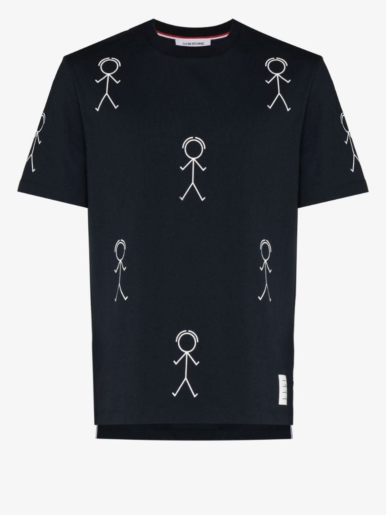 Half Drop Mr. Thom Print T-shirt
