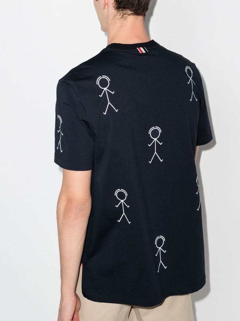 Half Drop Mr. Thom Print T-shirt