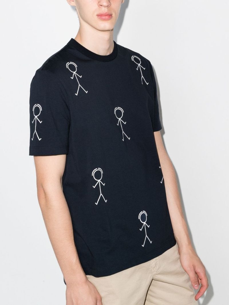 Half Drop Mr. Thom Print T-shirt