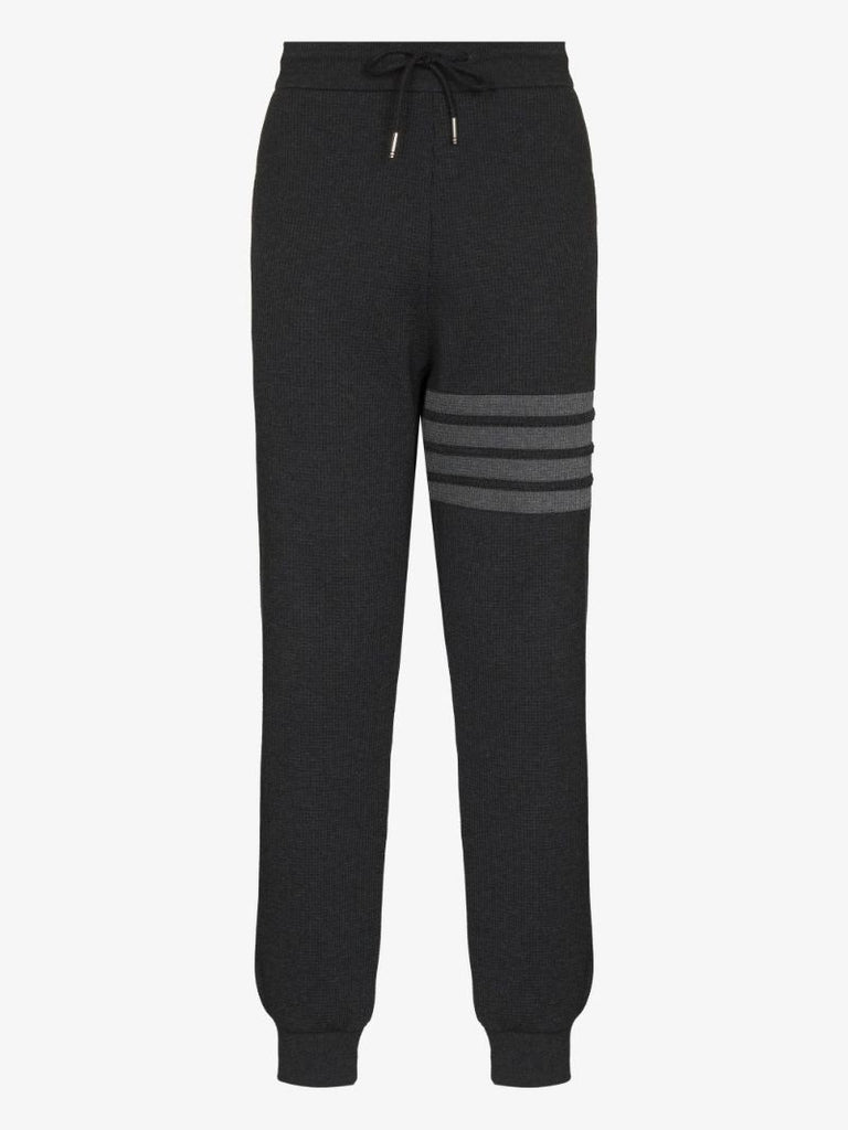 4-bar Stripe Waffle Knit Track Pants