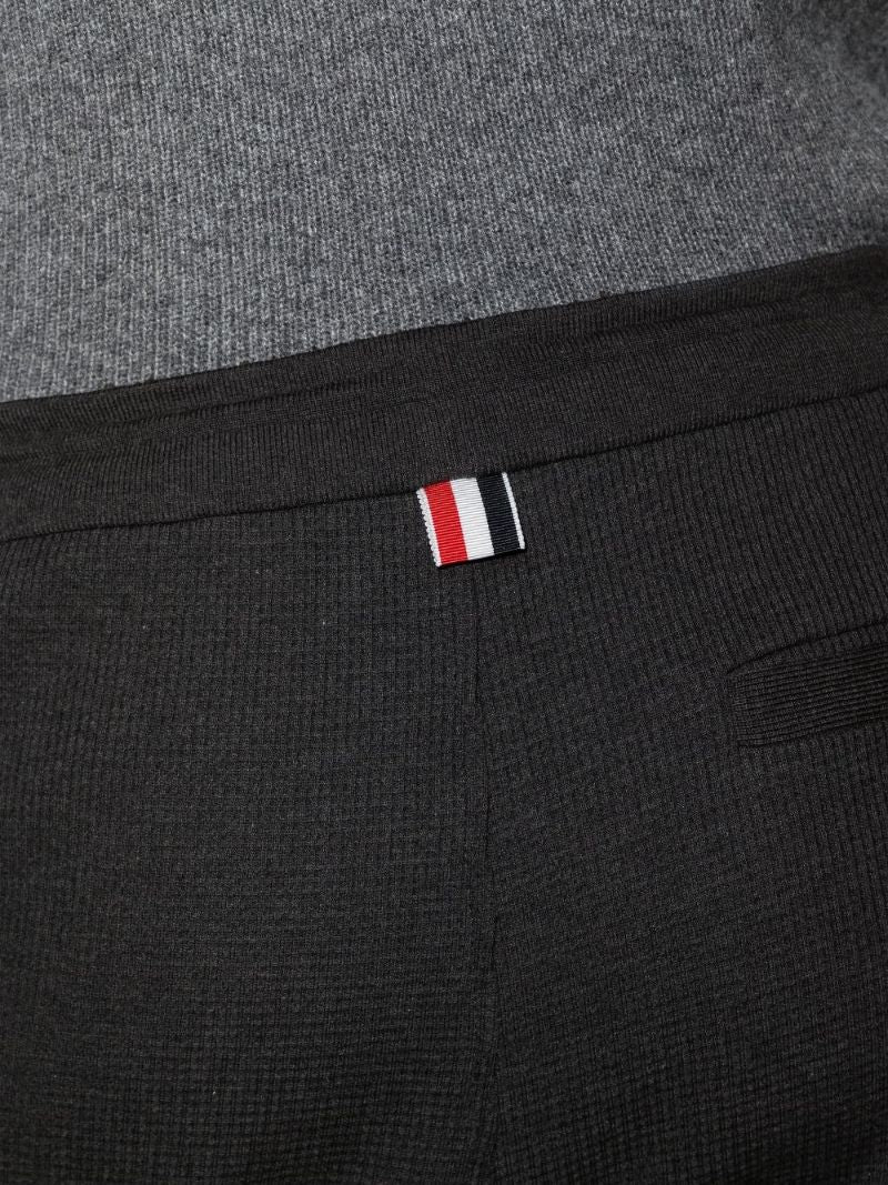 4-bar Stripe Waffle Knit Track Pants