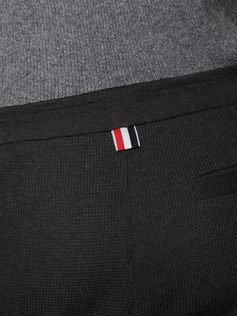 4-bar Stripe Waffle Knit Track Pants