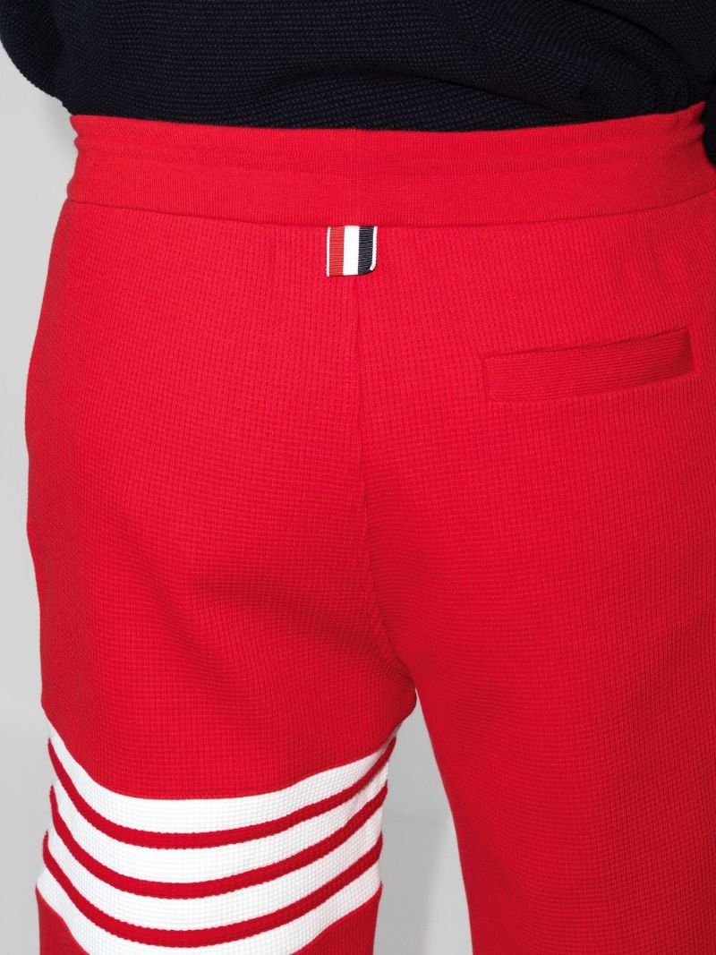 4-bar Stripe Waffle Knit Track Shorts