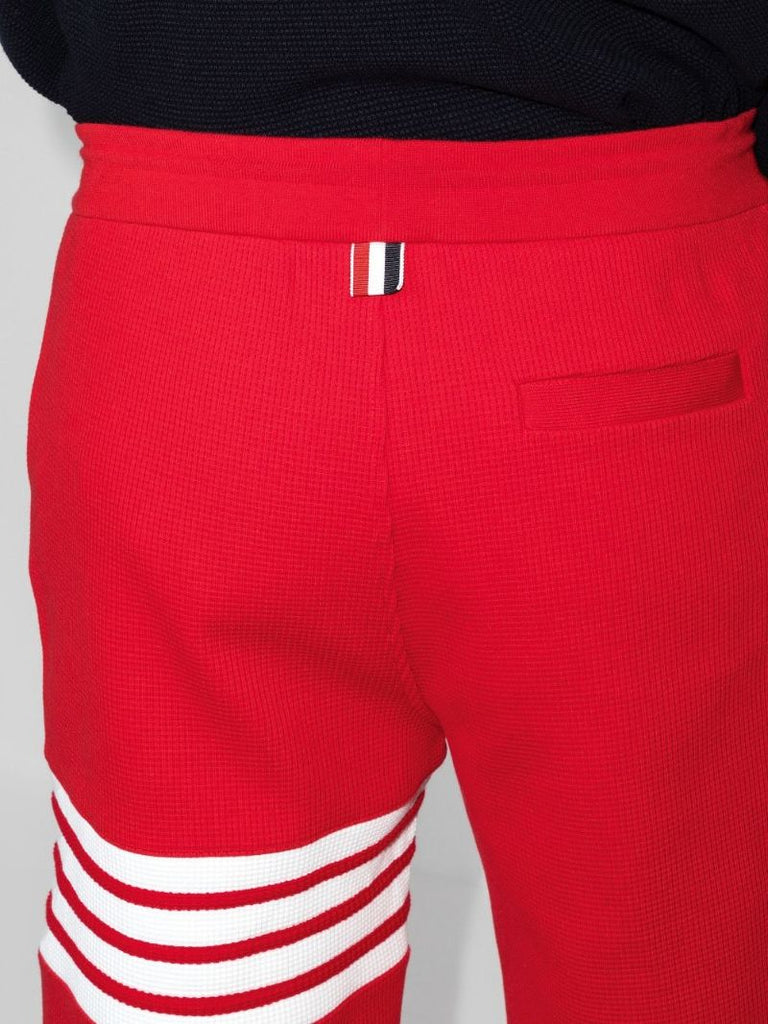 4-bar Stripe Waffle Knit Track Shorts