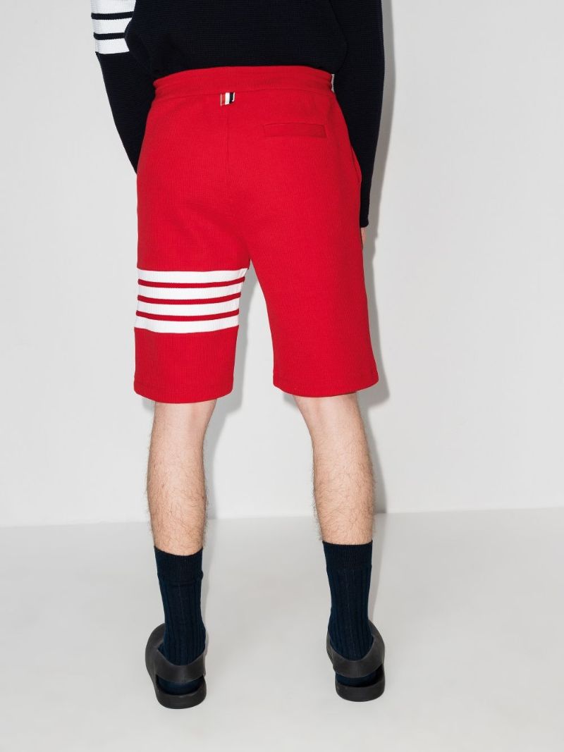 4-bar Stripe Waffle Knit Track Shorts