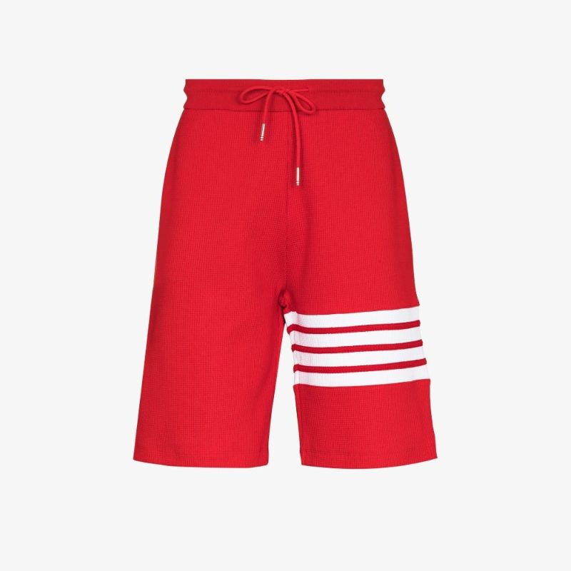 4-bar Stripe Waffle Knit Track Shorts
