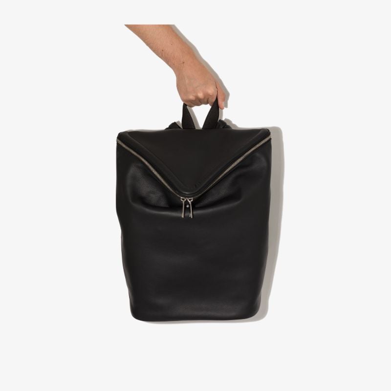 Black Beak Leather Backpack