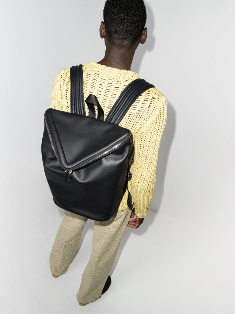 Black Beak Leather Backpack
