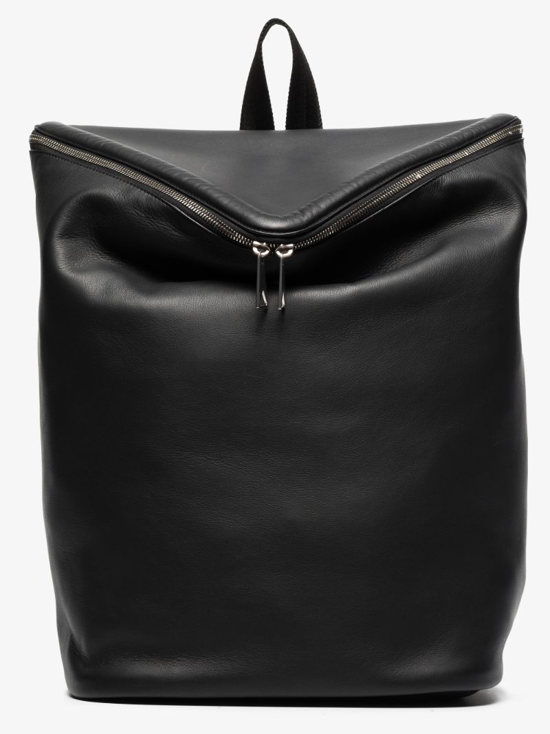 Black Beak Leather Backpack