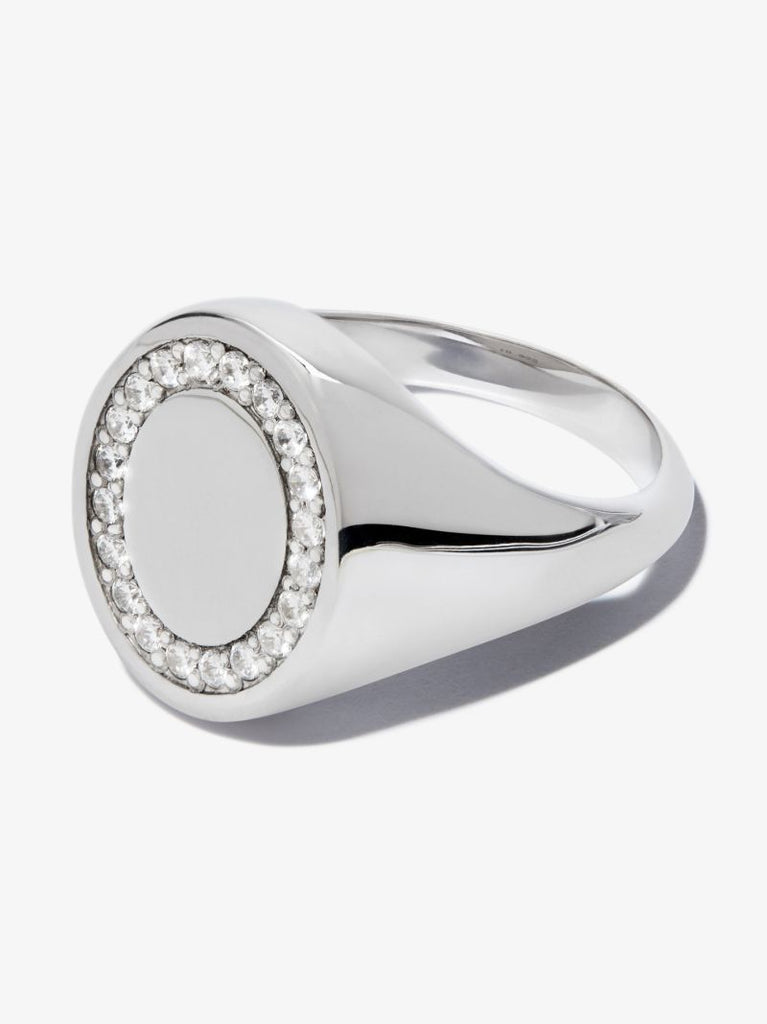 Sterling Silver Topaz Oval Ring