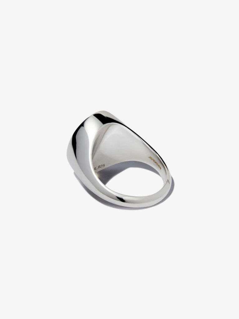 Sterling Silver Topaz Oval Ring