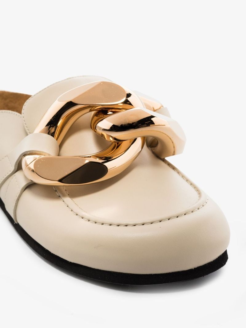 Chain Loafer Mules