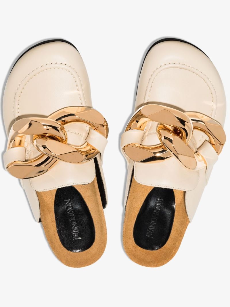 Chain Loafer Mules