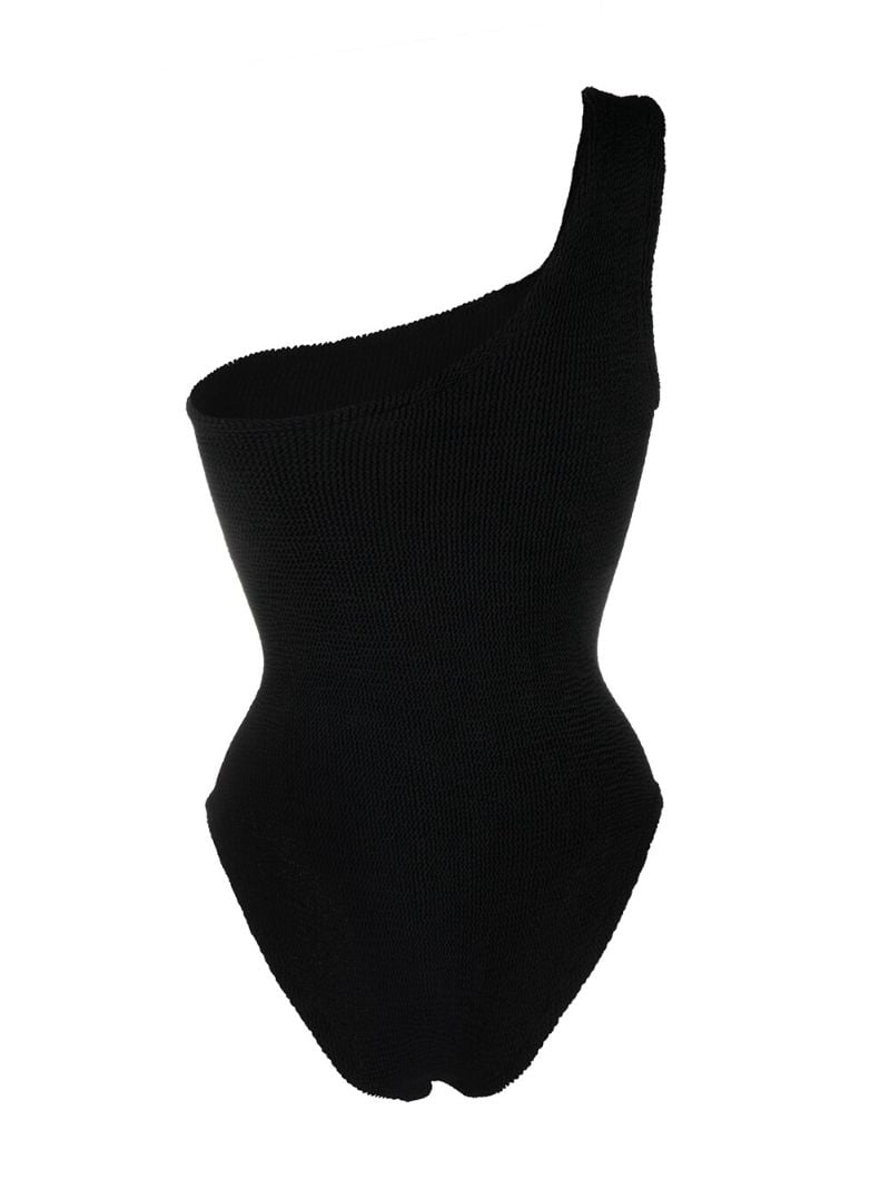 Black Nancy One Shoulder Swimsuit