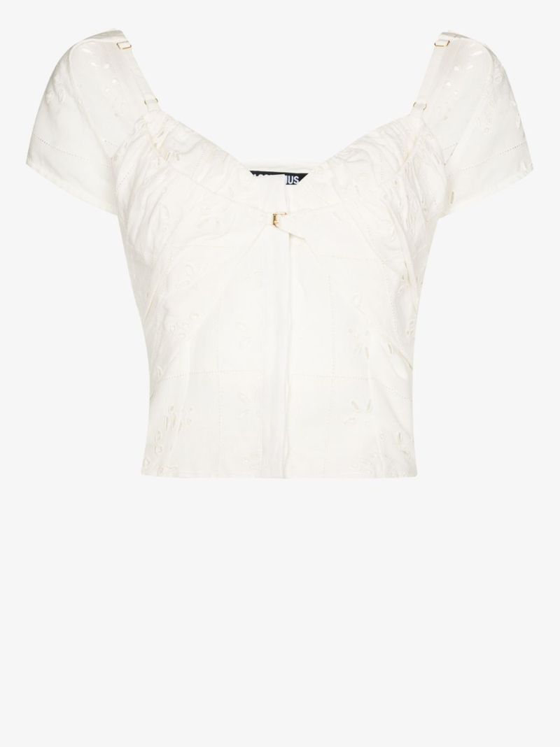 Le Haut Tovallo Broderie Anglaise Cutout Top
