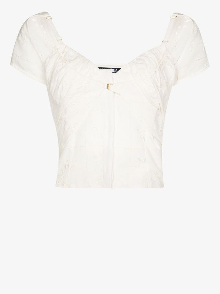 Le Haut Tovallo Broderie Anglaise Cutout Top