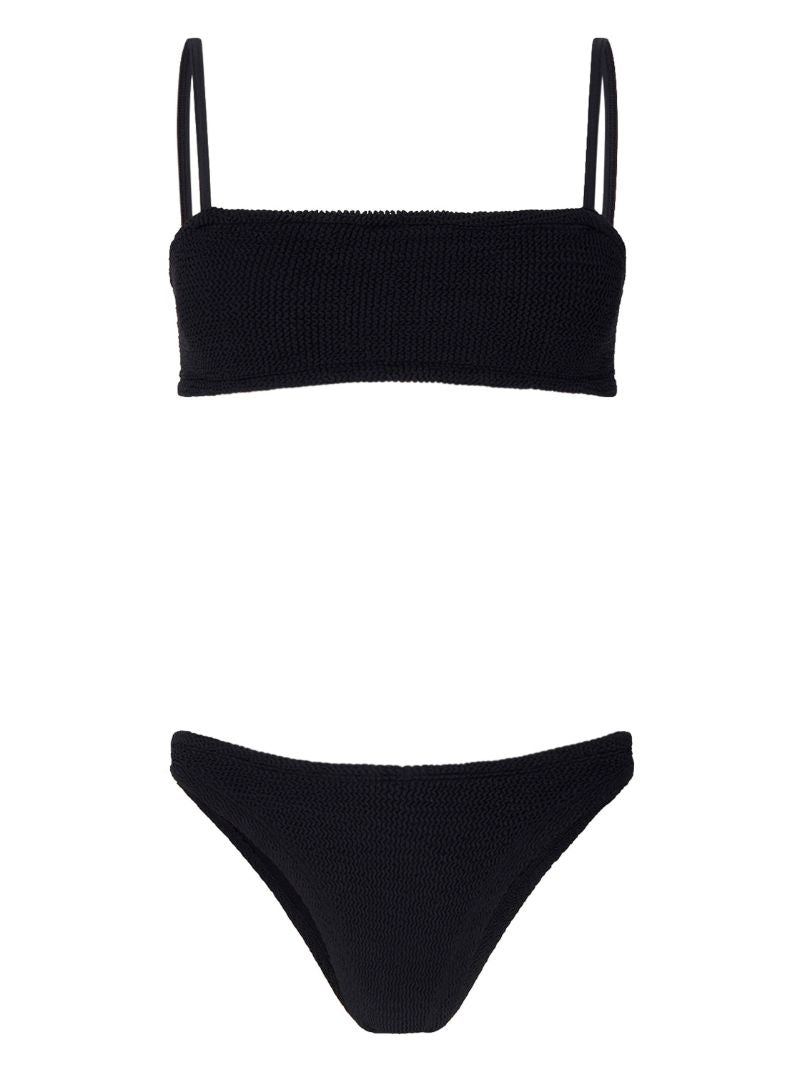 Black Gigi Crinkled Bikini
